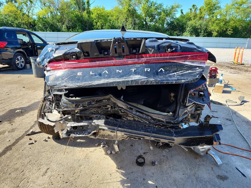 2026 Hyundai Elantra VIN KMHLM4DGXTU222375 COPART salvage auction — REAR END, Wi - Cert Of Title-Salvage Vehicle (P), sold $1,300 on 2026-07-08 (photo 6)