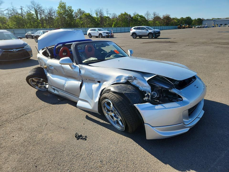 2005 Honda S2000 VIN JHMAP21435S007838 COPART salvage auction — REAR END, NY - MV-907A SALVAGE CERTIFICATE, sold $6,900 on 2026-07-15 (photo 4)