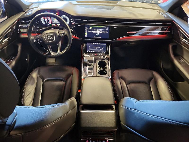 2021 Audi Q8 VIN WA1BVAF19MD007439 COPART salvage auction — FRONT END, Pa - Certificate Of Salvage, sold $9,400 on 2026-09-09 (photo 8)