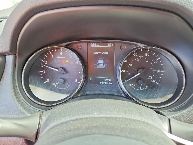 2017 Nissan Rogue VIN KNMAT2MT5HP579100 COPART salvage auction — FRONT END, Tx - Salvage Vehicle Title, sold $2,250 on 2026-07-15 (photo 9)