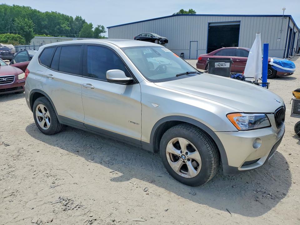 2011 BMW X3 VIN 5UXWX5C54BL712456 COPART salvage auction — NORMAL WEAR, Va - Certificate Of Title, sold $375 on 2026-07-02 (photo 4)
