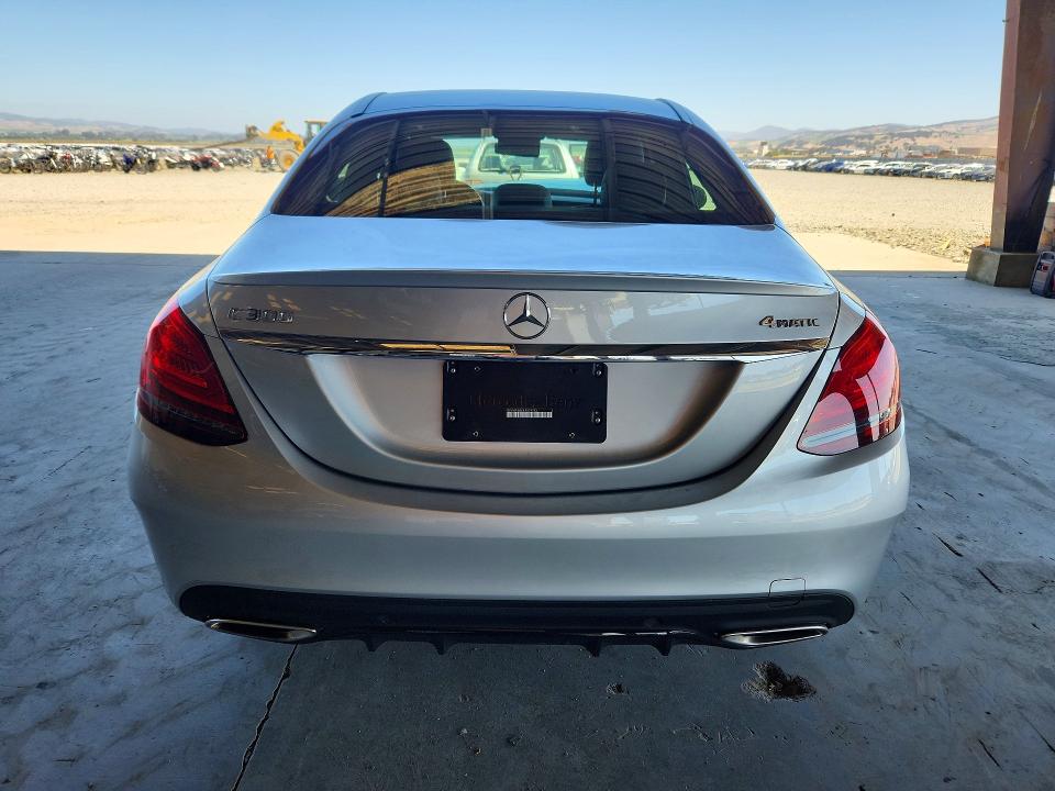 2020 Mercedes-benz C-klasse VIN W1KWF8EB3LR579783 COPART salvage auction — FRONT END, Ca - Salvage Certificate, sold $10,500 on 2026-07-30 (photo 6)