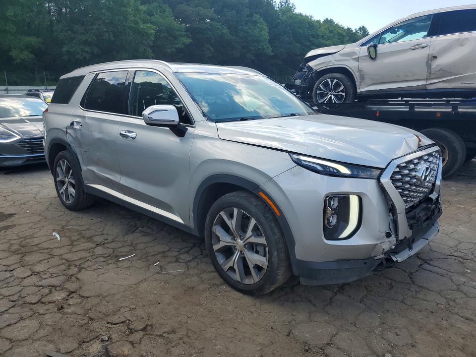 2022 Hyundai Palisade VIN KM8R44HE3NU357672 COPART salvage auction — FRONT END, Ga - Certificate Of Title (P), sold $5,900 on 2026-07-31 (photo 4)