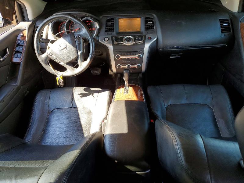 2010 Nissan Murano VIN JN8AZ1MW0AW127302 COPART salvage auction — FRONT END, VA - CERT OF TITLE - SALVAGE, sold $300 on 2026-07-10 (photo 8)