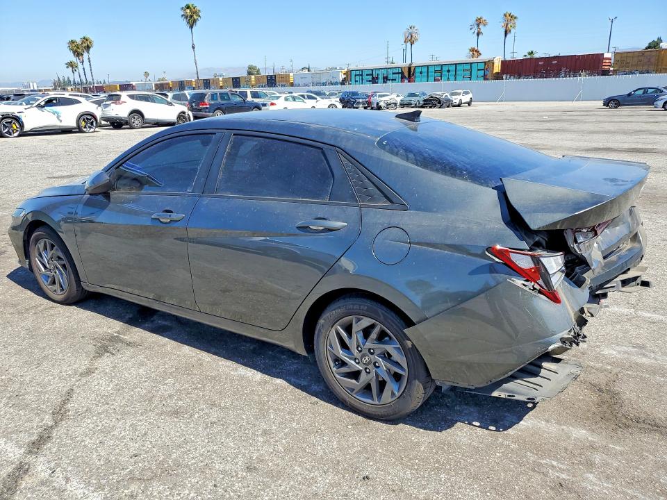 2024 Hyundai Elantra VIN KMHLM4DG7RU671957 COPART salvage auction — REAR END, Salvage Title, sold $100 on 2026-07-28 (photo 2)
