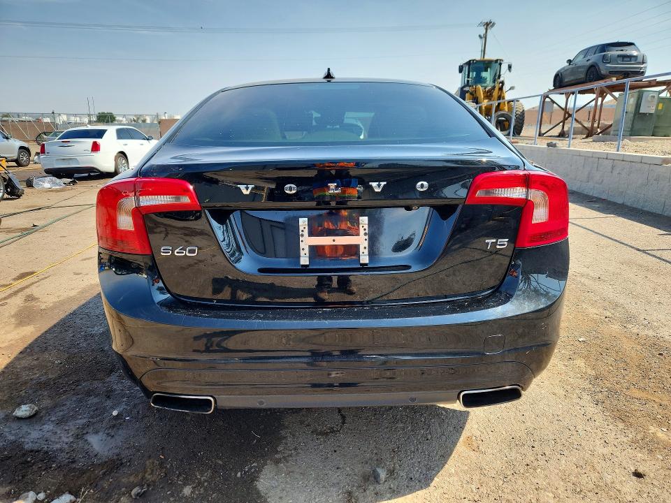 2015 Volvo S60 VIN YV140MFK0F1356687 COPART salvage auction — FRONT END, Nm - Cert Of Title-Salvage, sold $475 on 2026-08-06 (photo 6)