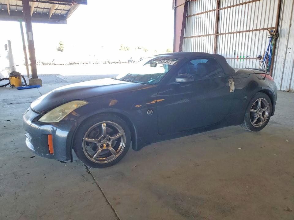 2007 Nissan 350z VIN JN1BZ36AX7M651416 COPART salvage auction — FRONT END, Ca - Salvage Certificate, sold $250 on 2026-07-23 (photo 1)