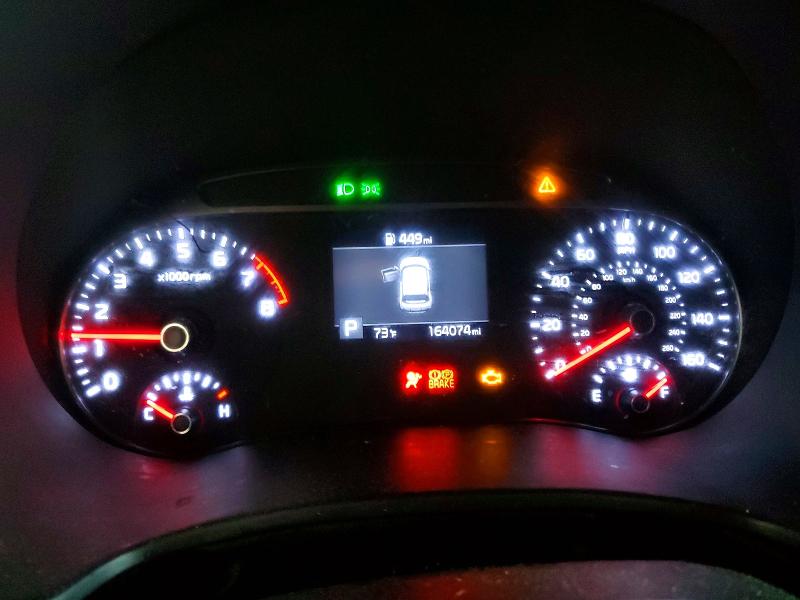2020 Kia Soul VIN KNDJ23AU9L7012497 COPART salvage auction — FRONT END, Ca - Salvage Certificate, sold $1,200 on 2026-07-20 (photo 9)