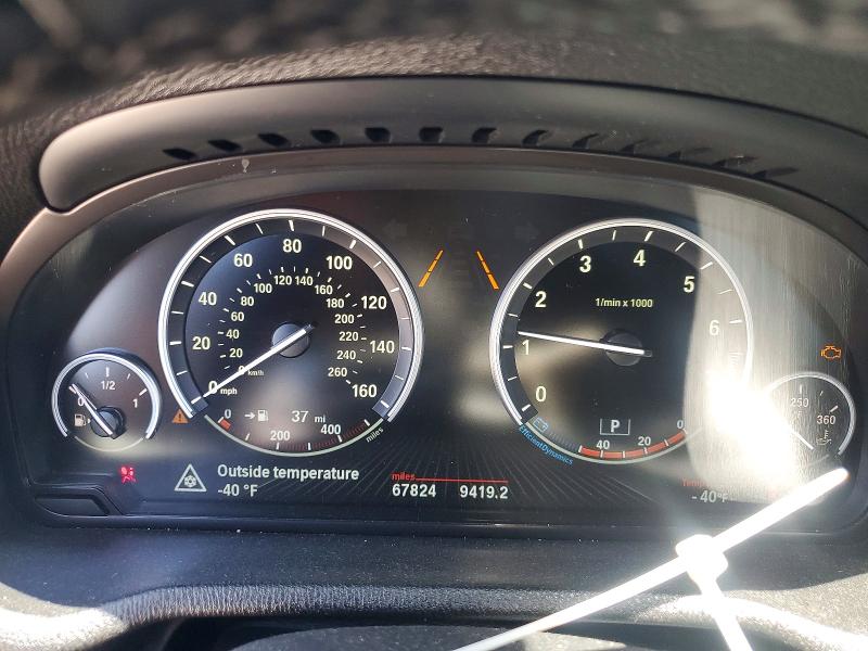 2016 BMW X3 VIN 5UXWX9C55G0D72947 COPART salvage auction — FRONT END, GA - CERT OF TITLE-SALVAGE, sold $4,100 on 2026-07-27 (photo 9)