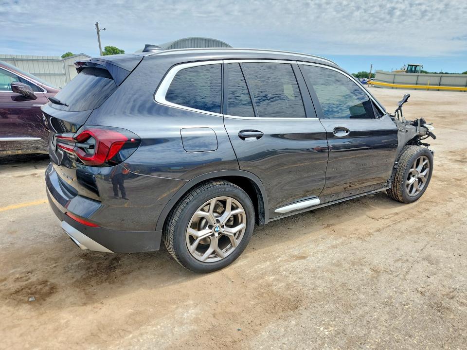 2022 BMW X3 VIN 5UX53DP00N9J57524 COPART salvage auction — FRONT END, KS - CERT OF TITLE-SALVAGE, sold $13,400 on 2026-09-04 (photo 3)