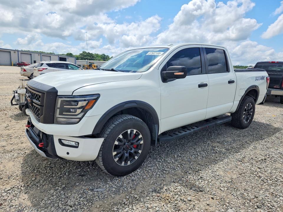 2020 Nissan TITAN VIN 1N6AA1ED4LN511508 COPART salvage auction — FRONT END, Ar - Cert Of Title-Salvage, sold $7,300 on 2026-07-27 (photo 1)