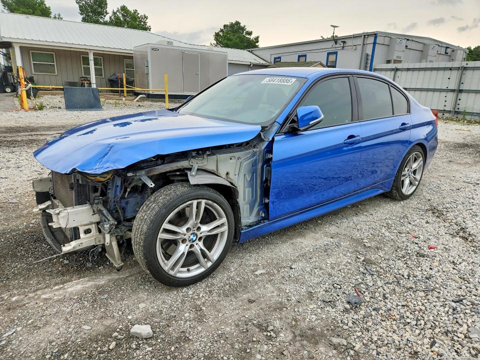 2013 BMW 3er VIN WBA3A5C5XDJ584600 COPART salvage auction — FRONT END, Ar - Cert Of Title-Salvage, sold $2,400 on 2026-08-03 (photo 1)