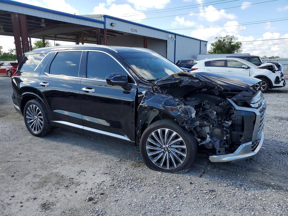 2024 Hyundai VIN KM8R7DGE6RU698658 COPART salvage auction — FRONT END, Fl - Certificate Of Destruction, sold $11,000 on 2026-08-01 (photo 4)