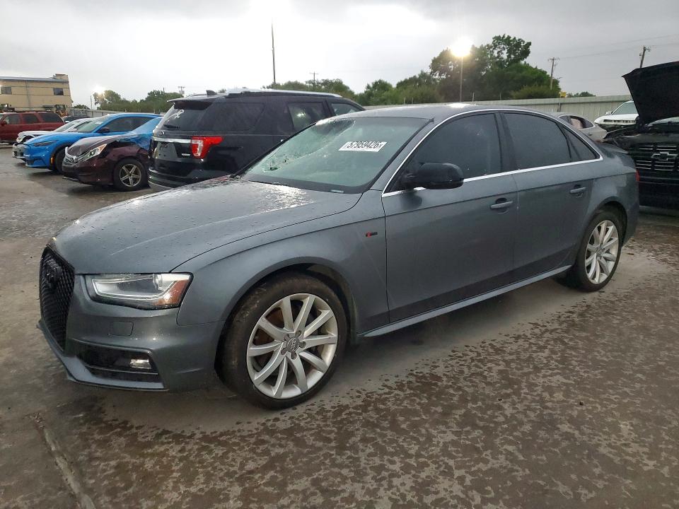 2014 Audi A4 VIN WAUAFAFL9EN034519 COPART salvage auction — FRONT END, Tx - Salvage Vehicle Title, sold $2,000 on 2026-07-02 (photo 1)