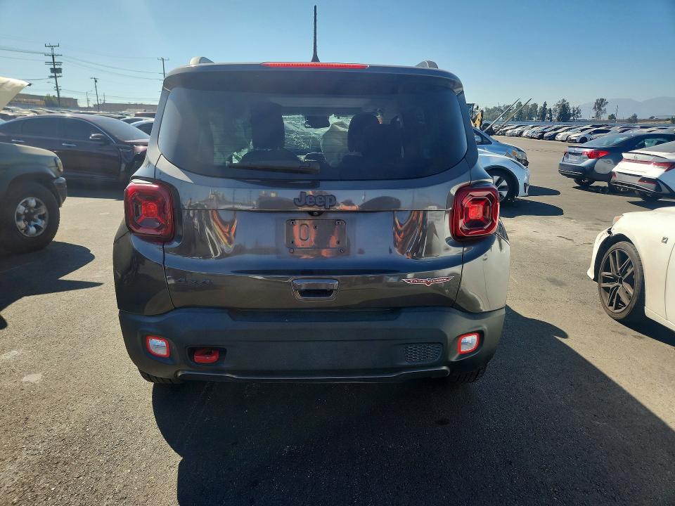 2021 Jeep Renegade VIN ZACNJDC1XMPM24538 COPART salvage auction — FRONT END, Ca - Salvage Certificate, sold $300 on 2026-08-05 (photo 6)