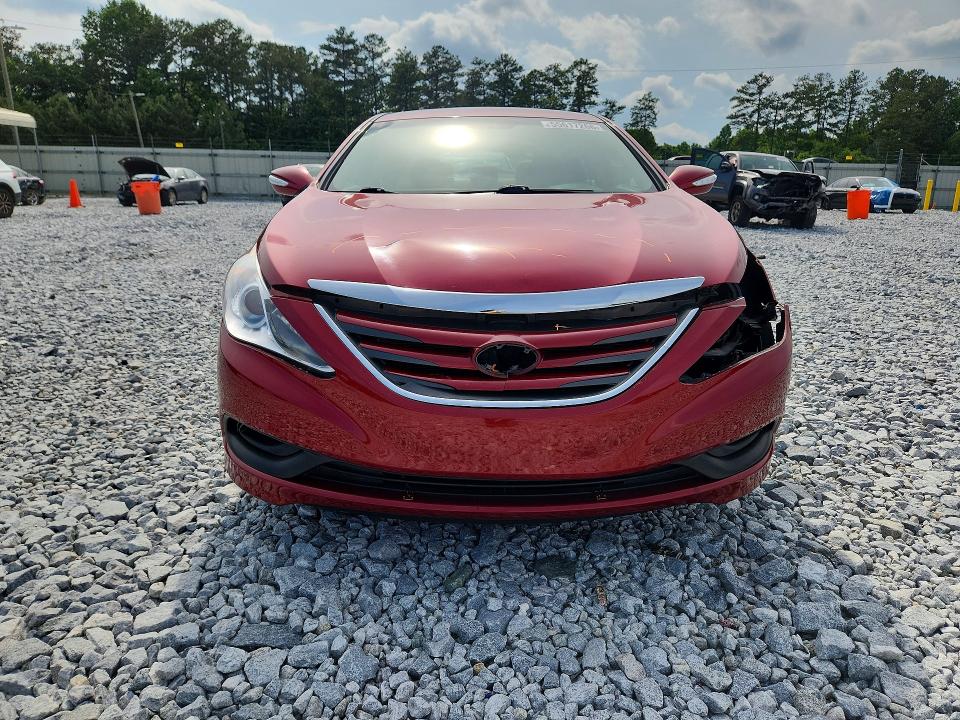 2014 Hyundai Sonata VIN 5NPEB4ACXEH832956 COPART salvage auction — FRONT END, Ga - Cert Of Title-Salvage, sold $1,400 on 2026-07-09 (photo 5)