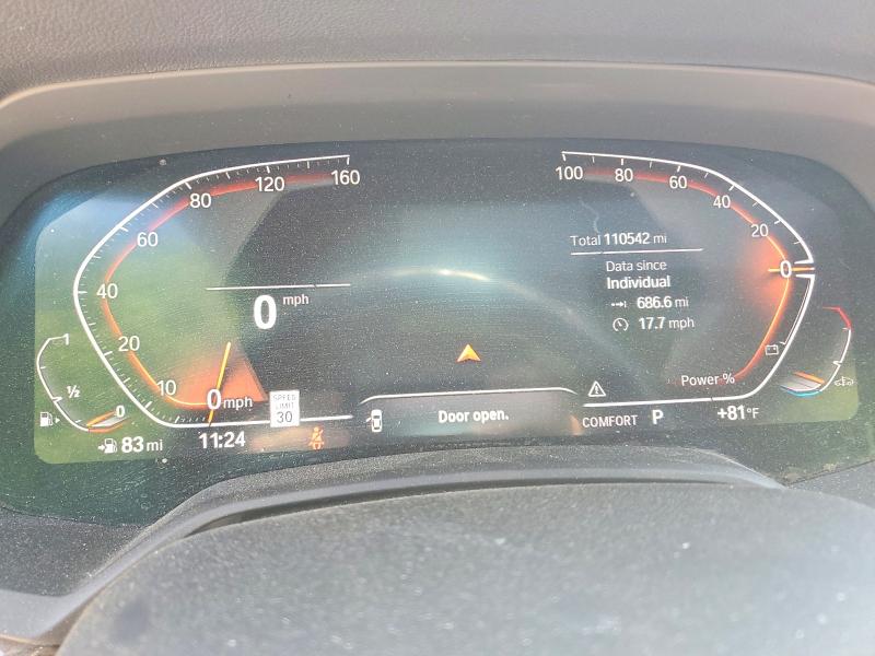 2021 BMW X5 VIN 5UXCR6C0XM9D78413 COPART salvage auction — SIDE, Ny - Mv-907A Salvage Certificate, sold $20,200 on 2026-07-07 (photo 9)