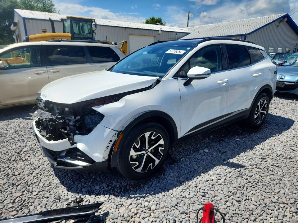 2025 Kia VIN KNDPVCDG5S7183057 COPART salvage auction — FRONT END, Il - Salvage Certificate, sold $12,100 on 2026-07-27 (photo 1)