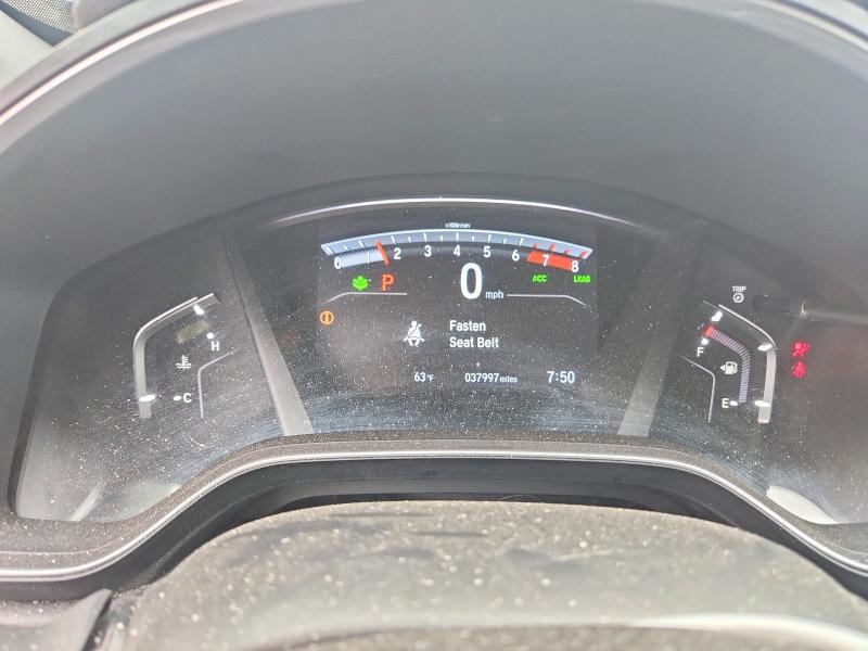 2019 Honda Cr-v VIN 5J6RW1H59KA022887 COPART salvage auction — FRONT END, Ca - Salvage Certificate, sold $10,000 on 2026-07-30 (photo 9)