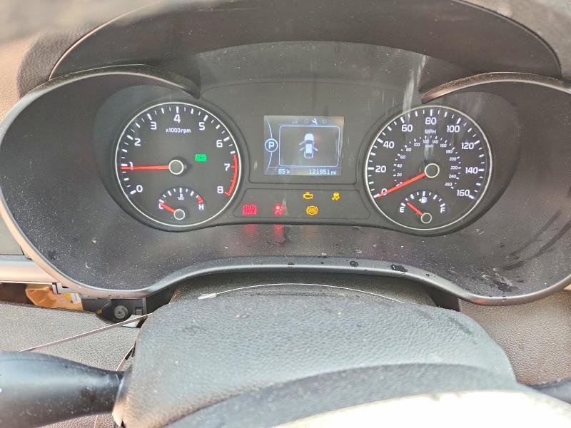 2018 Kia VIN 5XXGT4L36JG200920 COPART salvage auction — FRONT END, Nc - Salvage Certificate Of Title, sold $750 on 2026-07-31 (photo 9)