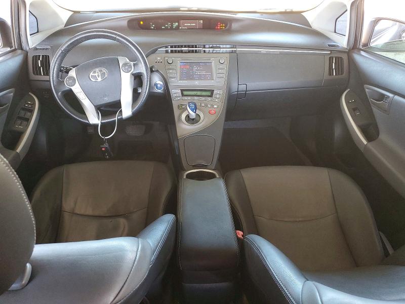 2012 Toyota Prius VIN JTDKN3DUXC5413155 COPART salvage auction — VANDALISM, CA - SALVAGE CERTIFICATE, sold $1,400 on 2026-07-14 (photo 8)