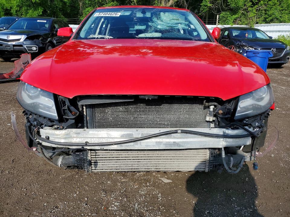 2012 Audi VIN WAUFFCFLXCN009109 COPART salvage auction — FRONT END, On - Permit No Brand - Unfit, sold $450 on 2026-07-16 (photo 5)