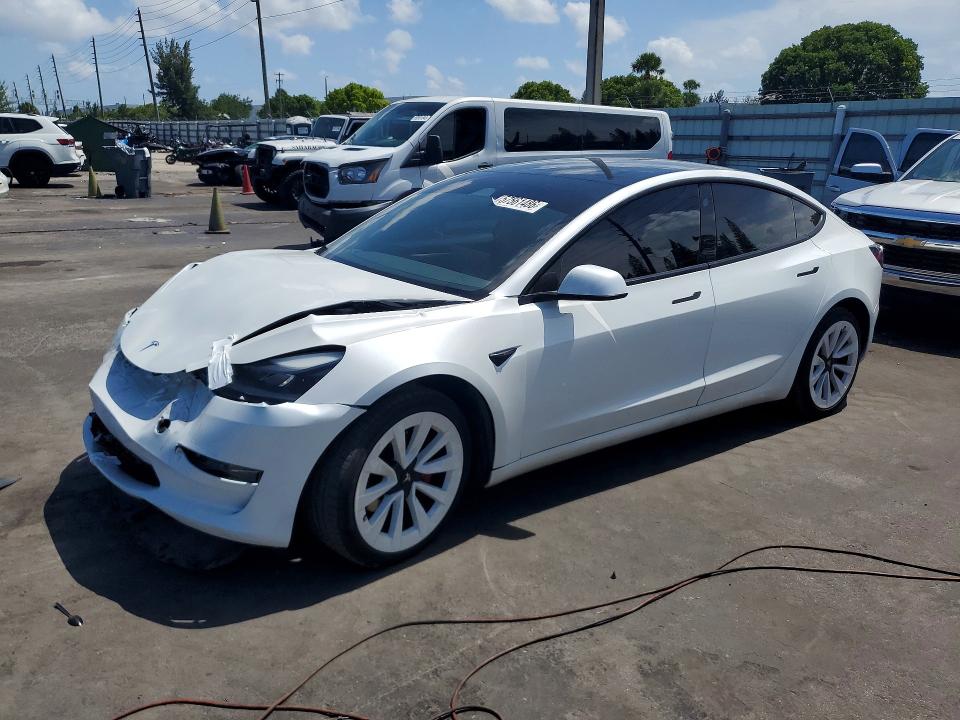 2023 Tesla Model 3 VIN 5YJ3E1EA3PF670241 — COPART salvage auction photo