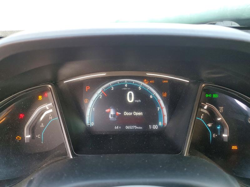 2019 Honda Civic VIN SHHFK7H63KU421137 COPART salvage auction — FRONT END, Ca - Dis/Dlr/Exp App For Dup Clean, sold $4,600 on 2026-07-10 (photo 9)