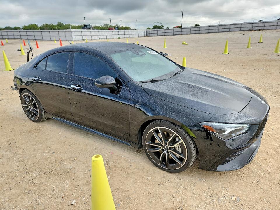 2026 Mercedes-benz Cla-klasse amg VIN W1K5J5BB3TN582039 COPART salvage auction — REAR END, Tx - Salvage Vehicle Title, sold $25,000 on 2026-07-30 (photo 4)