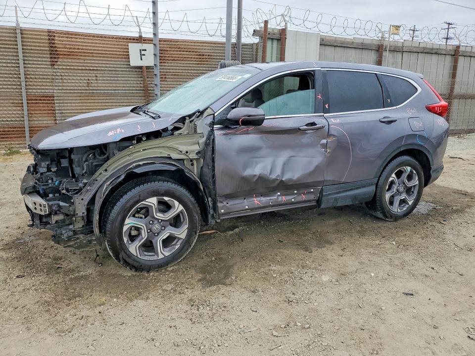 2018 Honda Cr-v VIN 7FARW2H85JE092256 COPART salvage auction — SIDE, CA - SALVAGE CERTIFICATE, sold $7,000 on 2026-07-16 (photo 1)