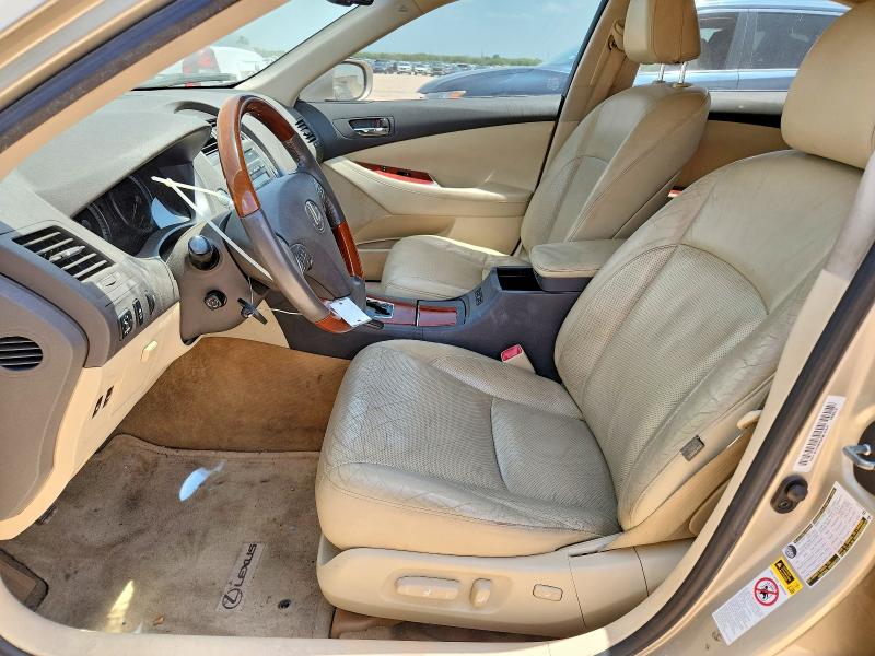 2010 Lexus Es 350 VIN JTHBK1EG2A2342813 COPART salvage auction — MECHANICAL, Tx - Certificate Of Title (P), sold $2,500 on 2026-07-30 (photo 7)