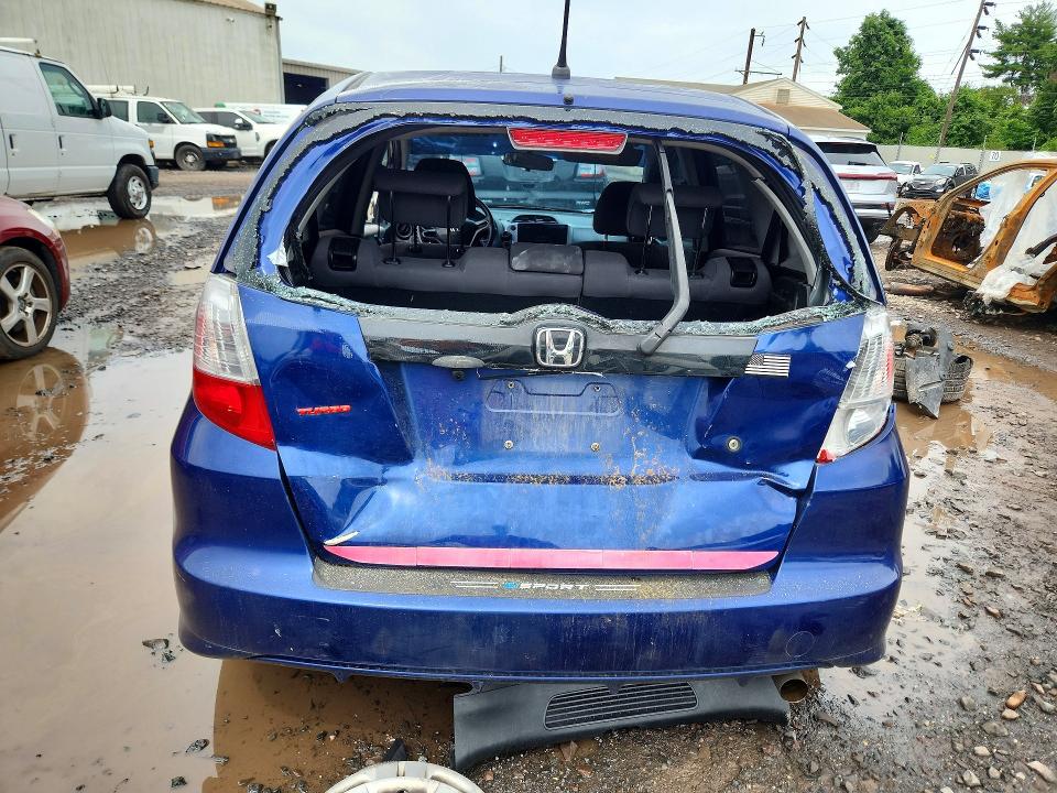 2009 Honda Fit VIN JHMGE882X9S056497 COPART salvage auction — REAR END, Pa - Certificate Of Salvage, sold $1,150 on 2026-07-08 (photo 6)