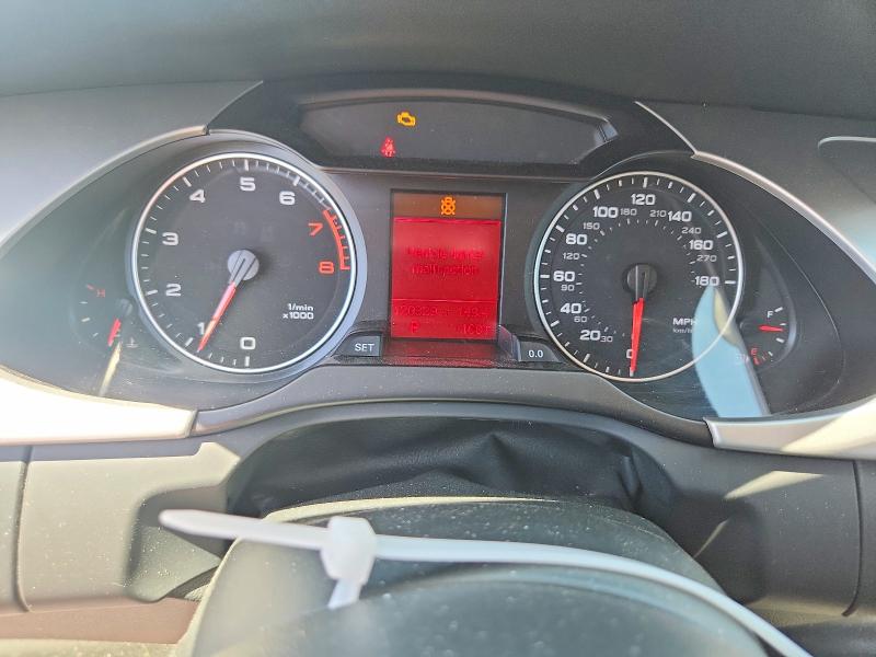2012 Audi A4 VIN WAUBFAFL8CA082392 COPART salvage auction — FRONT END, Az - Cert Of Title - Salvage, sold $950 on 2026-07-06 (photo 9)