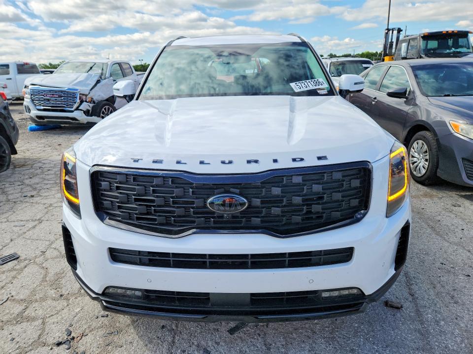 2021 Kia Telluride VIN 5XYP5DHC9MG148878 COPART salvage auction — REAR END, In - Cert Of Title-Salvage Title, sold $6,900 on 2026-07-24 (photo 5)