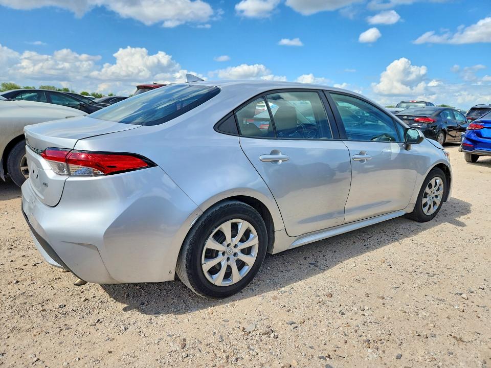 2020 Toyota Corolla VIN 5YFEPRAE6LP076090 COPART salvage auction — FRONT END, Tx - Certificate Of Title (P), sold $7,400 on 2026-07-07 (photo 3)