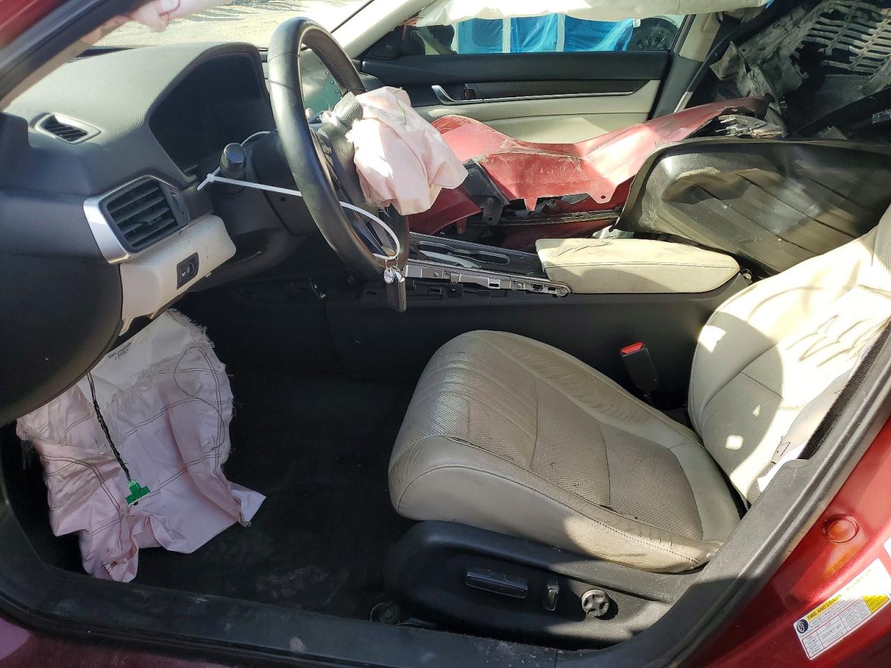 2018 Honda Accord VIN 1HGCV1F53JA043980 COPART salvage auction — Rear End, FL - CERTIFICATE OF TITLE, sold $1,000 on 2026-07-09 (photo 7)