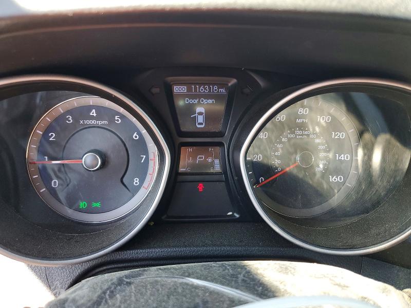 2013 Hyundai VIN KMHD35LE5DU059603 COPART salvage auction — FRONT END, Md - Cert Of Salvage > 75% Damage, sold $1,100 on 2026-07-27 (photo 9)