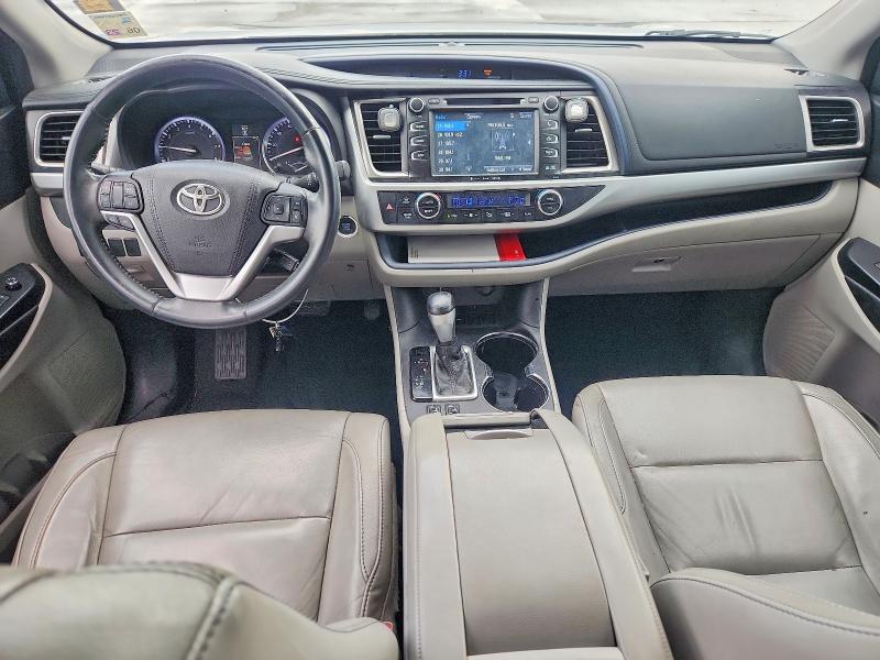 2016 Toyota Highlander VIN 5TDKKRFHXGS173889 COPART salvage auction — FRONT END, LA - CERT OF TITLE-SALVAGE, sold $7,100 on 2026-07-08 (photo 8)