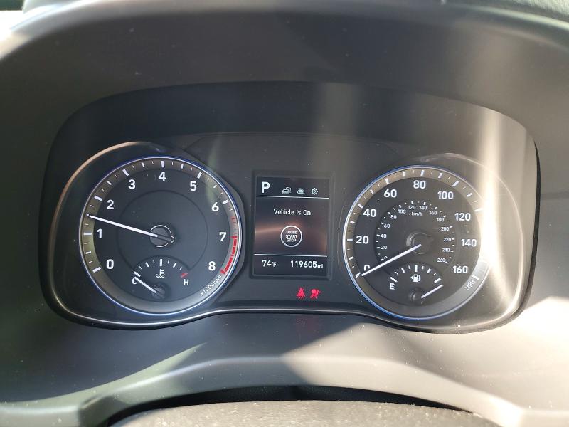 2020 Hyundai Kona VIN KM8K22AA5LU497156 COPART salvage auction — SIDE, CA - SALVAGE CERTIFICATE, sold $1,800 on 2026-07-20 (photo 9)