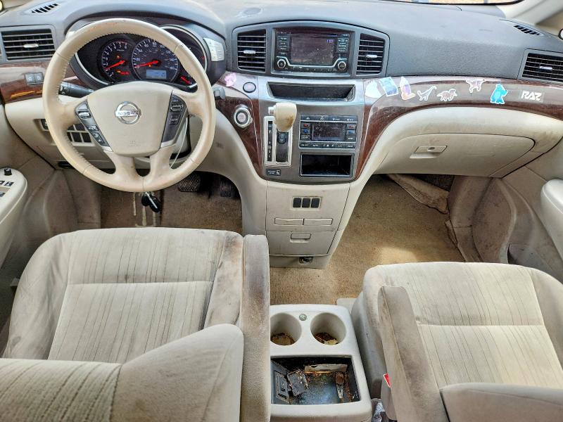 2015 Nissan Quest VIN JN8AE2KP3F9126969 COPART salvage auction — FRONT END, Tn - Certificate Of Title, sold $725 on 2026-07-08 (photo 8)
