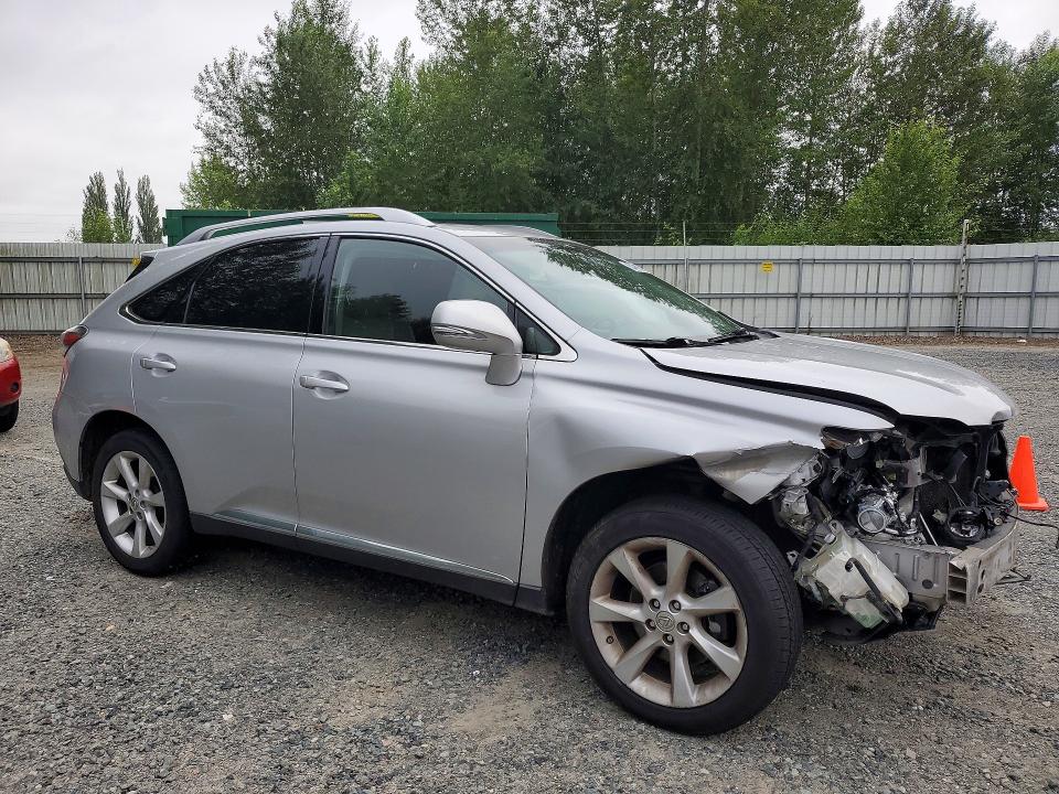 2012 Lexus Rx VIN JTJBK1BA1C2445254 COPART salvage auction — FRONT END, Wa - Bill Of Sale, sold $2,700 on 2026-07-20 (photo 4)