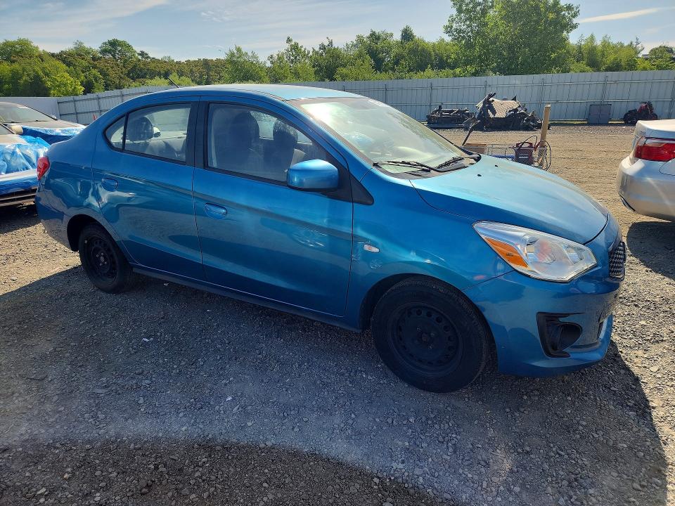 2020 Mitsubishi Mirage VIN ML32F3FJ8LHF00251 COPART salvage auction — SIDE, Ma - Cert Of Title-Salvage, sold $2,000 on 2026-07-15 (photo 4)