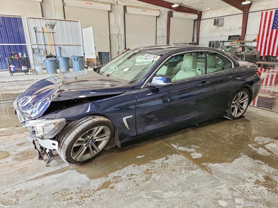 2017 BMW 4er VIN WBA4U9C55H5D44374 COPART salvage auction — FRONT END, Il - Salvage Certificate, sold $1,500 on 2026-08-05 (photo 1)