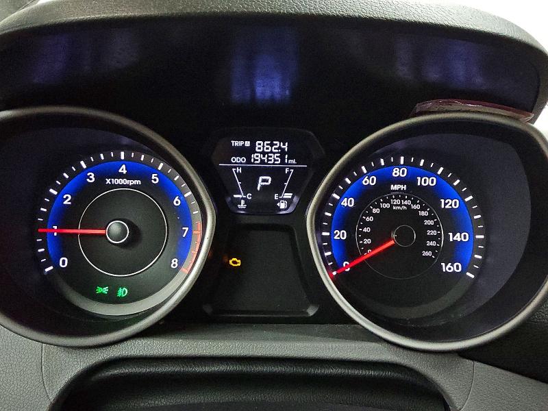 2013 Hyundai Elantra VIN KMHDH4AE1DU656410 COPART salvage auction — FRONT END, VA - CERTIFICATE OF TITLE, sold $125 on 2026-07-28 (photo 9)