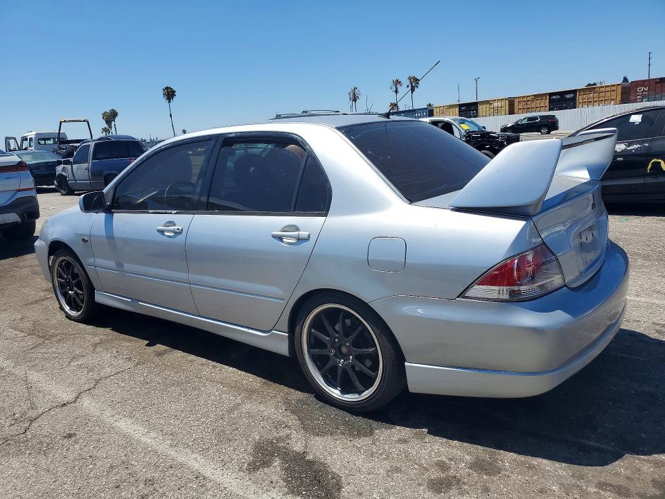 2004 Mitsubishi Lancer VIN JA3AJ66F84U046494 COPART salvage auction — VANDALISM, Ca - Salvage Certificate, sold $375 on 2026-07-24 (photo 2)
