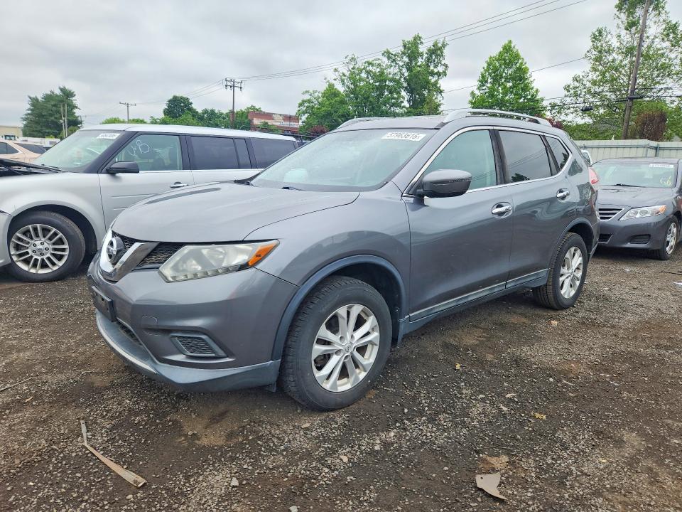 2016 Nissan VIN 5N1AT2MV0GC811685 COPART salvage auction — FRONT END, CT - CERTIFICATE OF TITLE, sold $2,350 on 2026-07-02 (photo 1)