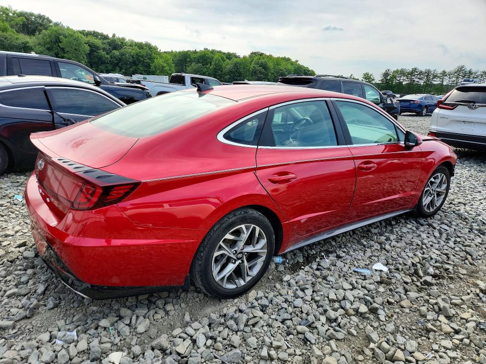 2021 Hyundai Sonata VIN 5NPEL4JA6MH092560 COPART salvage auction — FRONT END, Nj - Cert Of Title-Salvage, sold $2,850 on 2026-07-13 (photo 3)