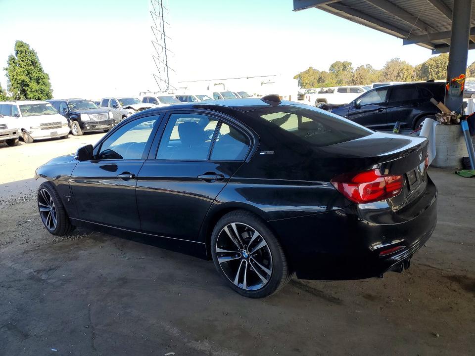 2018 BMW 3er VIN WBA8E1C59JA178631 COPART salvage auction — FRONT END, Ca - Salvage Certificate, sold $3,650 on 2026-07-16 (photo 2)