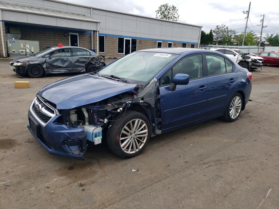 2012 Subaru Impreza VIN JF1GJAF61CH020329 COPART salvage auction — FRONT END, Ct - Cert Of Title-Salvage, sold $475 on 2026-07-24 (photo 1)