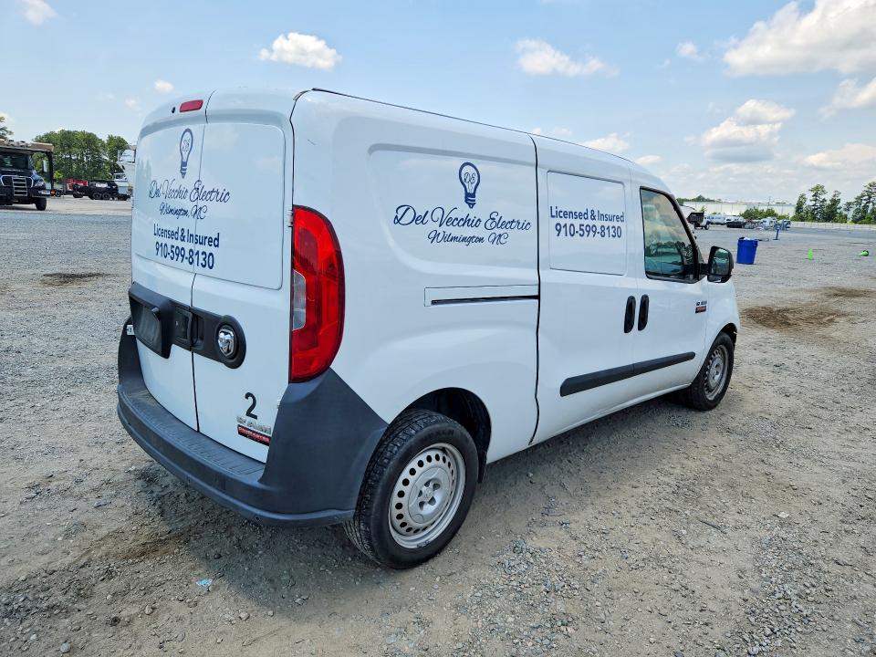 2017 Ram Promaster city VIN ZFBERFAB5H6F47472 COPART salvage auction — FRONT END, Nc - Dealer Only Salvage Title, sold $1,700 on 2026-08-10 (photo 3)